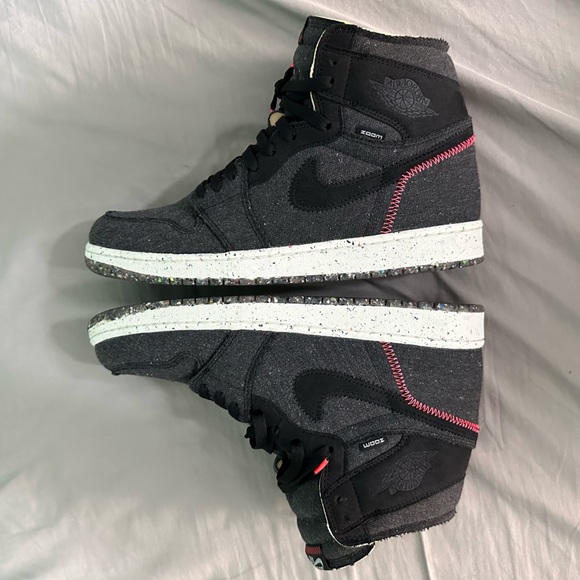 Used Jordan 1 Retro High Zoom Crater Mens Size 12 - Picture 2 of 8